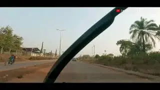 Sunset drive from Wenchi (Bono Region) to Techiman (Bono East Region) in 4k