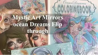 Ocean Dreams colouring book by Mystic Art Mirrors! Flip through