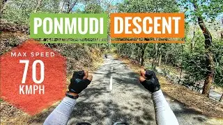 Ponmudi Downhill | Hero GoPro Black 7 | Maximum Speed 70KMPH | 1080P 60FPS | Cycling
