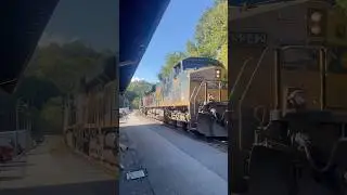 CSX AutoRack ￼Train from Harpers Ferry, West Virginia 10/5/2024 #csx #train #railroad #shorts #csxt