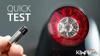 [12V battery] A quick test to check LED works before installing KiWAV NS2332 tail light
