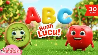 🍓 Belajar Huruf ABC & Nama Buah Segar 🅰️🍇 Video Edukasi Anak PAUD TK Interaktif & Fun 🎉