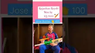 #IPL🏏#2022#RR#shorts #Jose Buttler #century #rajasthan #royals #sanjusamson #captain