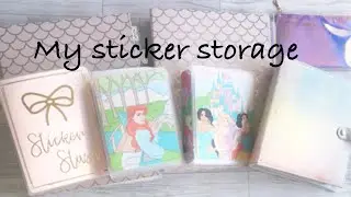 My sticker storage/organization.