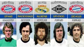 WEST GERMANY SQUAD WORLD CUP 1974 || WORLD CUP 1974