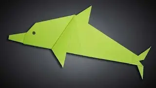 How to Make a Paper Dolphin Step by Step | Easy Origami Dolphin
