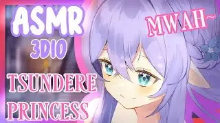 【 ⟣ 3DIO ASMR ⟣ 】Tsundere Elf Princess Heals You