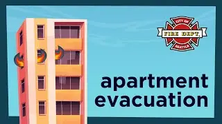 Fire evacuation for apartment buildings (with American Sign Language)