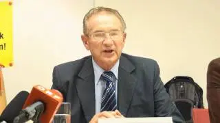 Pressekonferenz mit Percy Schmeiser - David gegen Monsanto
