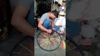 Ranger Cycle colour spoke Rim Jaal benai #trending #cycle #viral #youtube #video