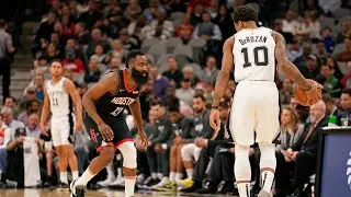 James Harden No-Look Block on DeRozan | Houston Rockets