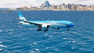 Live the Most Dangerous Plane Landing with amazingly great pilot skills ep.675