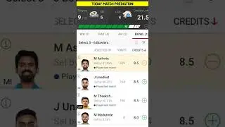 TEAM RANK #1 MI VS CSK BEST TEAM PREDICTION | DREAM11 2022 | TATA IPL 2022