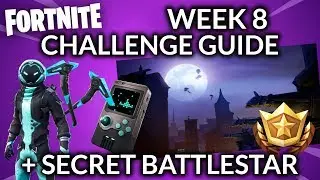 WEEK 8 STORM CHASERS REGULAR & PRESTIGE CHALLENGE GUIDE & SECRET BATTLE STAR // Fortnite Season 10