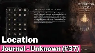 (#37) Journal Unknown (The Reacher) - Clair Obscur: Expedition 33