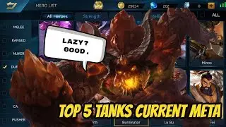 TOP 5 BEST TANKS IN HEROES EVOLVED | Tank | Heroes Evolved