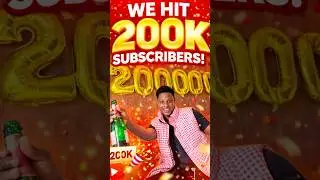 200k subscribers 🎉🤯 thank you all