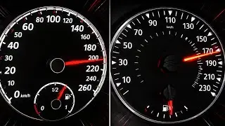 Volkswagen Polo 1.0 vs Renault Clio 1.0 - Acceleration Test
