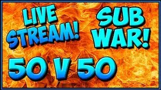 LIVESTREAM! SUBSCRIBER WAR 50 vs 50! | Clash With Cory | Clash of Clans