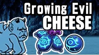 growing evil cheese - battle cats