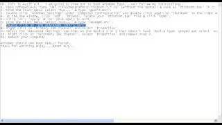 How To Decrease the Booting Time of Windows ....100% working....uploaded by Aasif Ali