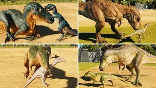 All Baby Dinosaurs & Parents Cute Animations - Jurassic World Evolution 3