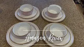 AmorArc Pieces Ceramic Plates and Bowls Set