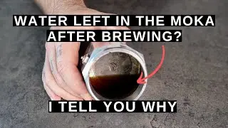 EXPLAINED - Why There is Water Left in the MOKA POT After Brewing