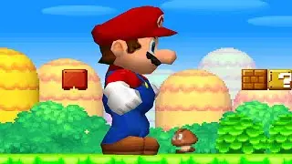 New Super Mario Bros. (DS) - World 1 - 100% Walkthrough (All Star Coins & Secret Exits)