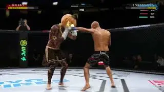 Mighty Mouse Wins the Flyweight Championship Against Pumpkin Head via Tornado Kick