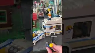 Camper van robbery #lego #legocity #robbery #robber #criminal #police #policechase