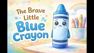 The Brave Little Blue Crayon | A Gentle Story for Kids