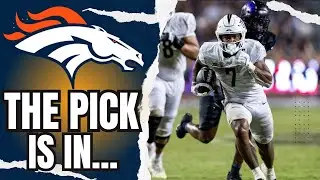 THE PICK IS IN!!: Denver Broncos Trade Down and Select RB RJ Harvey in Round 2 of 2025 NFL Draft!!