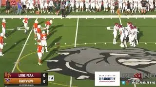2022 Archive: Football Week 1: Lone Peak vs. Timpview