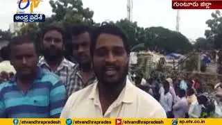 Electricity Meter Readers Protest | Demanding for Job Security | at Tadepalli