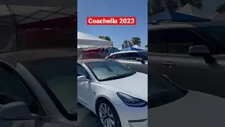 How to Car Camp in Style: Tesla Edition at Coachella 2023 #tesla #carcamping #coachella