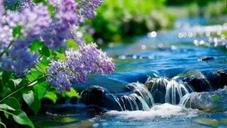 River Water Flowing Sound Effect | 🌿 Natural Relaxation | Sleep and Let the River Relax You
