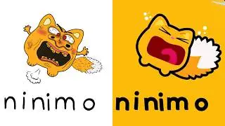 Ninimo Whoosh Intro Logo Sponsored By Klasky Csupo 2001 Effects 🌪️ Funny Drawing Meme