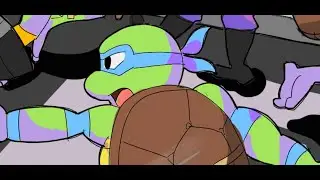 TMNT Shredder's Revenge: 'Turtles In Action - Drawing