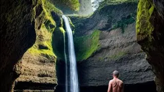 North Devon&rsquo;s best waterfall and hidden Mermaid Pool. Woody Bay, near Lynton & Lynmouth