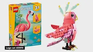 LEGO&reg; Creator 31170 Wild Animals &ndash; Pink Cockatoo Speed Build | Relaxing AFOL Edit in 4K