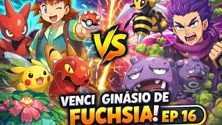 VENCI O GINÁSIO DE FUCHSIA! ⚔️ SCIZOR VS KOGA | PokéFallen EP.17