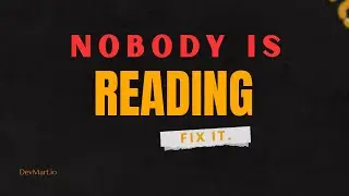 Why Nobody Is Reading Your Blog (And How to Fix It) | DevMart