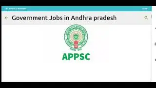 Andhra Pradesh public service commission ( APPSC ) Recruitment for  38post