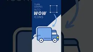 Van icon design in fast-forward &ndash; smooth vectors, bold colors! ✨