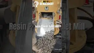 Resin powder pellet machine - biomass pellet mill 600-800kg/h for waste powder into pellets