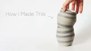 Making Neriage Yunomi Teacup | Studio Pottery Entire Process