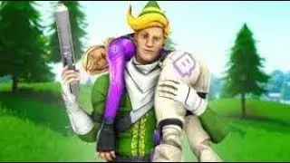 Fortnite codename elf does 1v1s with locker showcase