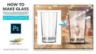 How to Make Transparent Glass In Adobe Photoshop? | Urdu / Hindi Photoshop Tutorial
