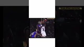 Kobe Bryant W/ A Sick Left Handed Block On Bonzi Wells #nba #basketball